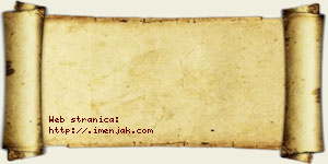 Jovana Radmilović vizit kartica